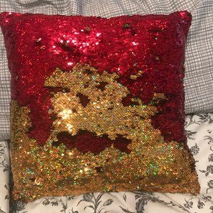 Decorative Reversible Sequin Pillow